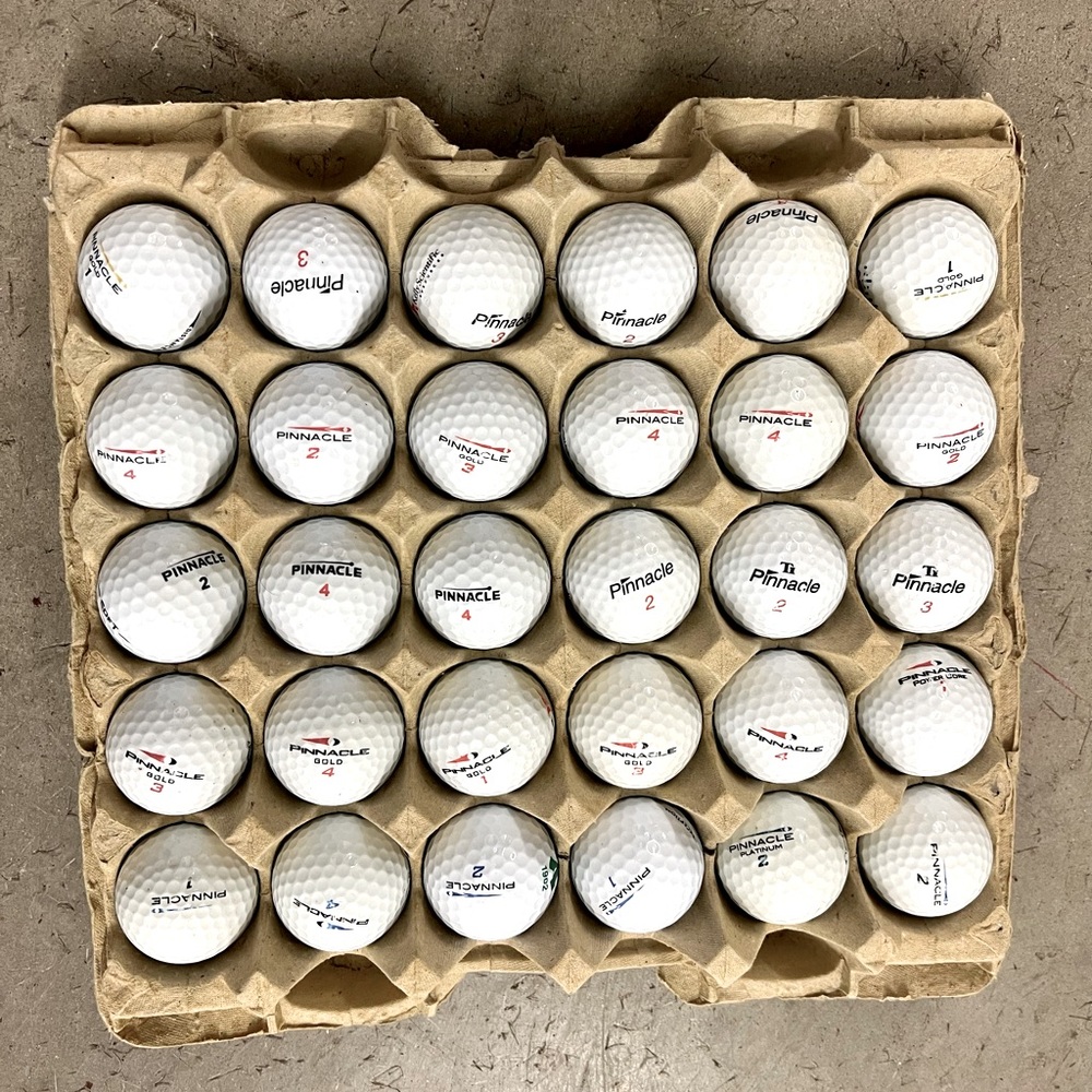 Pinnacle Golf Balls 30 Count Flat